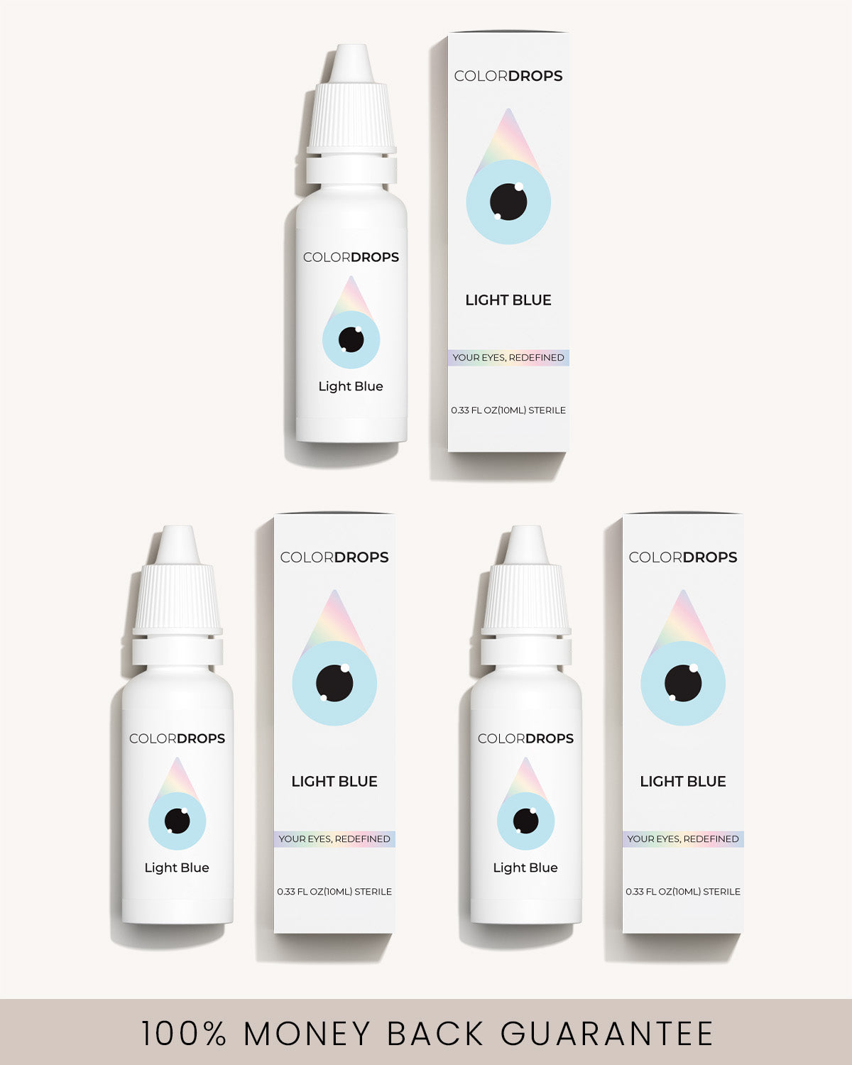 3x Light Blue Free