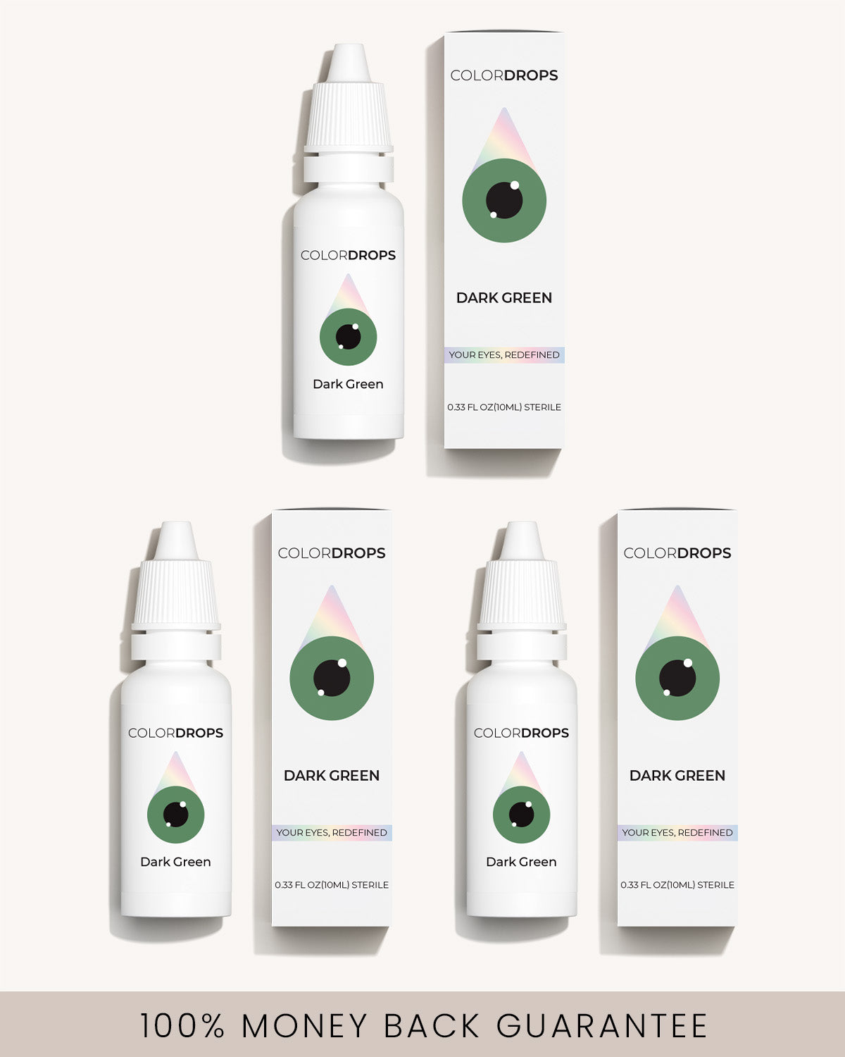 3x Dark Green Free
