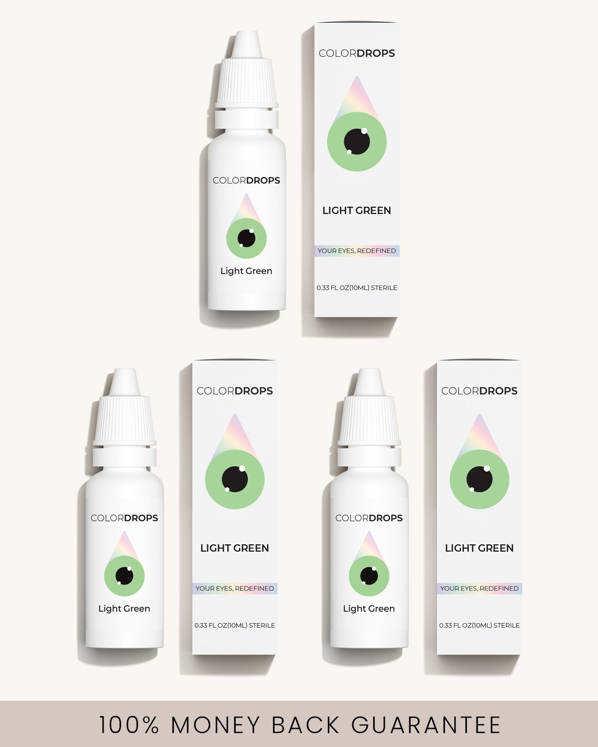 3x Light Green Free